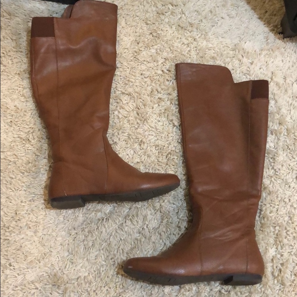 Fergalicious Over The Knee Tan Boots